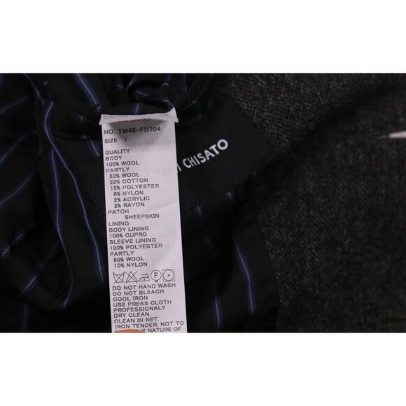 Tsumori Chisato Japan Gray Tweed Wool Runway 2-Piece Suit Jp 1 - US 34S - Picture 6 of 9